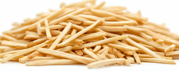 Golden French Fries, A Delicious Pile of Crispy, Salty Potato Sticks