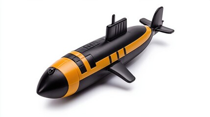 Colorful Toy Submarine Underwater Adventure in Studio