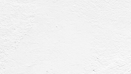 White concrete wall texture background. Uneven render stucco white painted concrete wall texture background. Rough and grunge wall. Filler on cement surface.