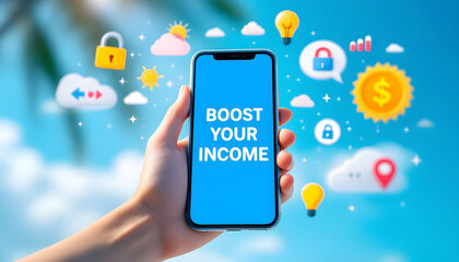 Boost Your Income on Mobile Phone, Increase Earnings and Financial Growth on Smartphone