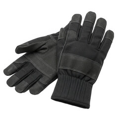 Protective gloves for industrial work workshop environment product photography close-up view safety...