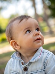 cute baby toddler face portrait photo