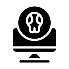 Cybercrime Solid Icon