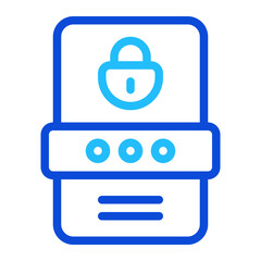 Encrypted File Duoline Icon