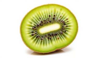 Fresh kiwi fruit cut in half