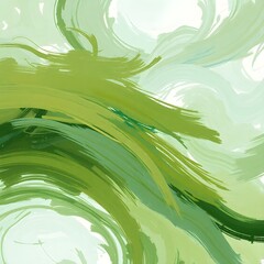 abstract green background with waves