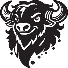 Head of a bison