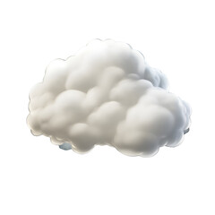 a white cloud on a white background