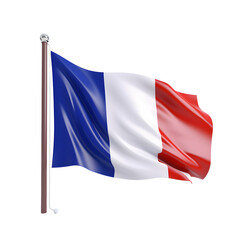 a red white and blue flag