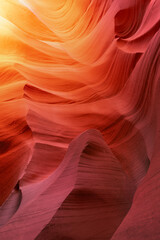 Obraz premium abstract background in famous antelope canyon near page in arizona usa