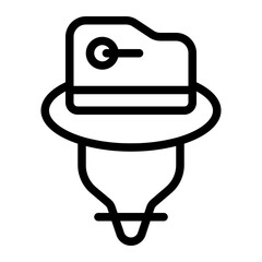 Hat Line Icon