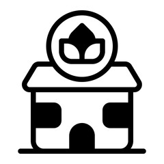 House Glyph Icon
