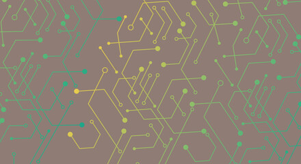 Abstract Colorful Technology Background , circuit board pattern