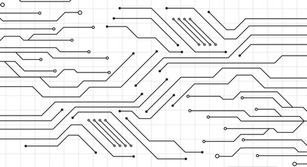 Abstract digital background with technology circuit board texture. 