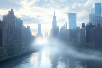 Fototapeta premium city skyline