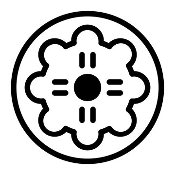 Kaak Al Eid Glyph Icon