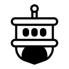 Lamp Decor Glyph Icon