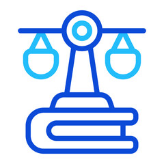 Law Duoline Icon