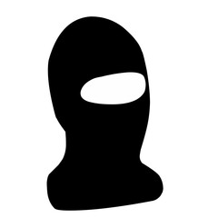 Balaclava masks of criminals  bandits and mafia  terrorist mask 