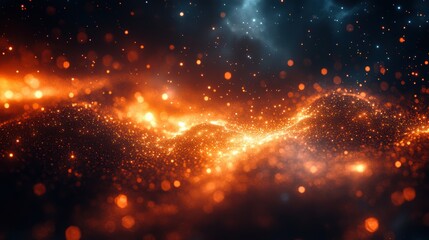 Fototapeta premium Vibrant Heatmap Displaying Density Data Visualization