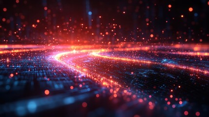 Abstract Digital Visualization of Clustering Algorithm