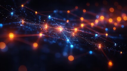 Fototapeta premium Animated Flow Diagram of Aggregation Process