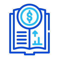 Market Analysis Duoline Icon