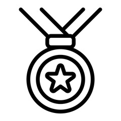 Medal Line Icon