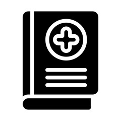Medical Book Solid Icon