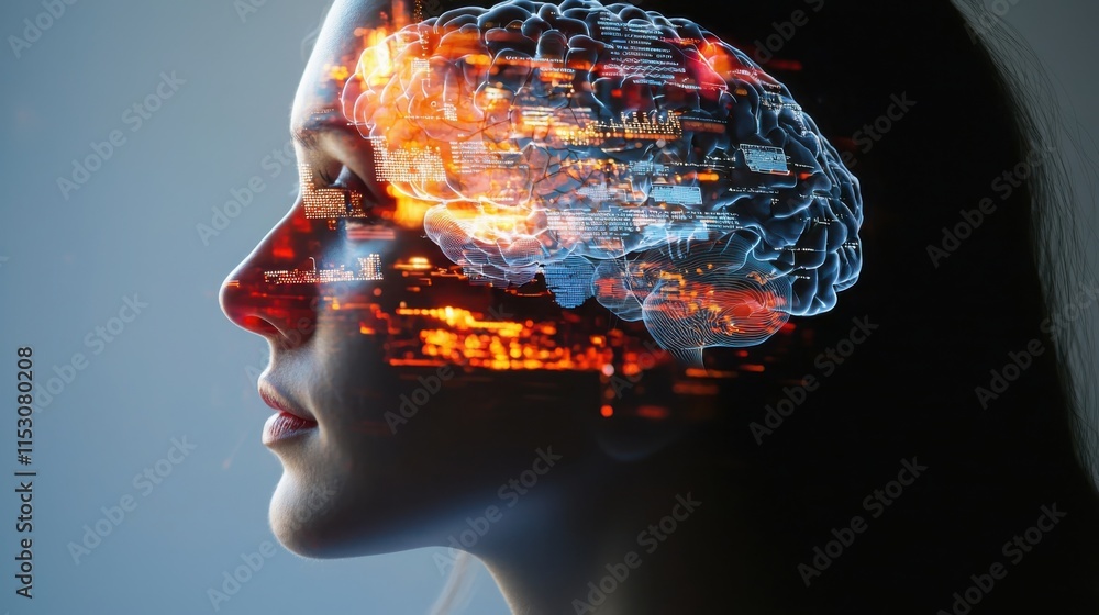 Poster machine learning models and deep learning algorithms in academic settings natural lighting silhouett