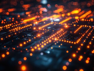 Fototapeta premium Abstract Concept of Machine Learning Algorithms