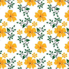 seamless pattern with flowers