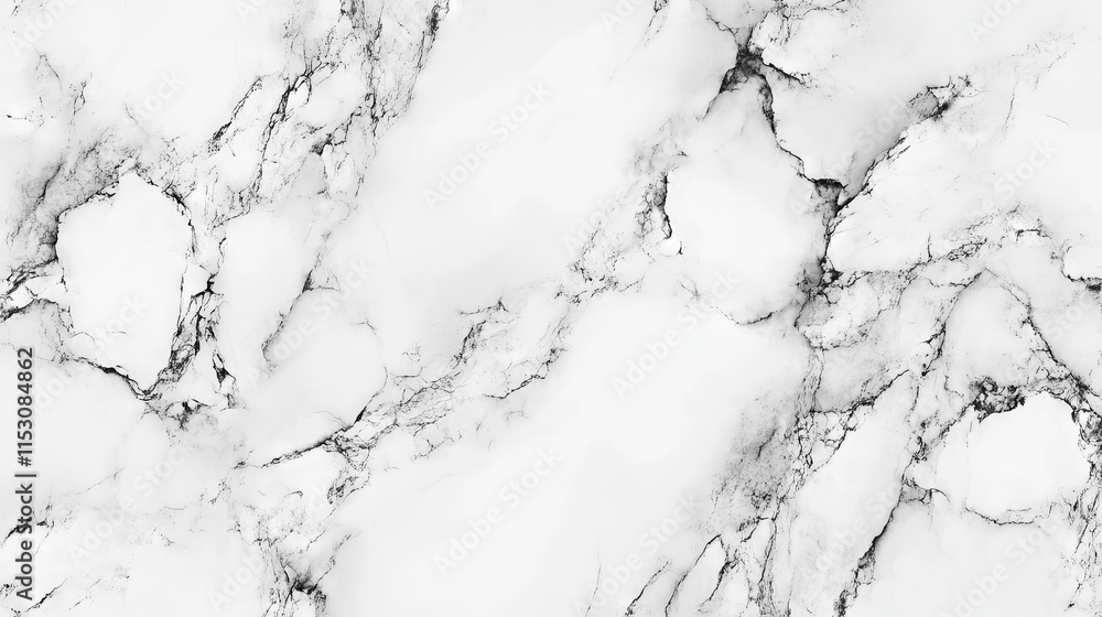 Poster Elegant white marble pattern texture for sophisticated backgrounds in design projects and work applications
