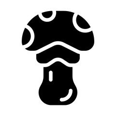 Mushroom Solid Icon