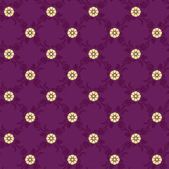 Seamless flower patterns great for Pattern, wallpaper, gift wraps, and elegant fabrics.