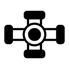 Pipe Glyph Icon