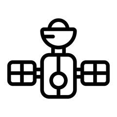 Satellite Line Icon
