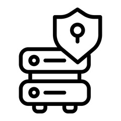 Security Line Icon