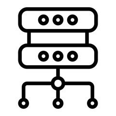 Server Line Icon