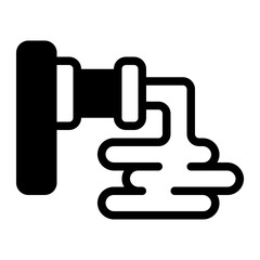 Sewage Glyph Icon