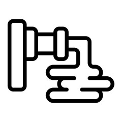 Sewage Line Icon