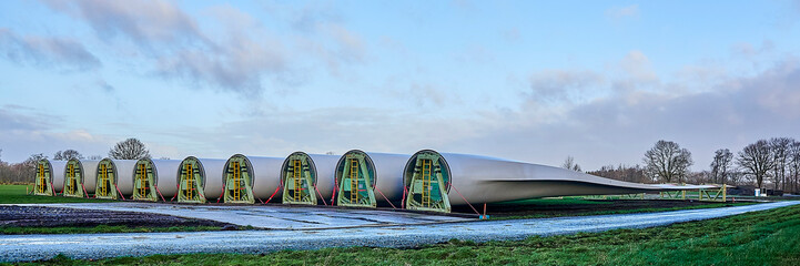 windkraft aufbau montage lagerplatz