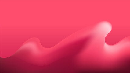 Abstract vector background featuring 3D liquid shapes in vibrant shades of purple and pink