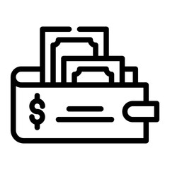 Wallet Line Icon