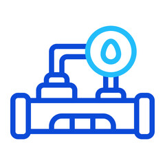 Water System Duoline Icon