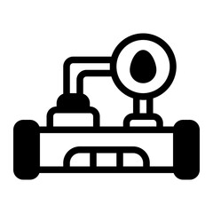 Water System Glyph Icon