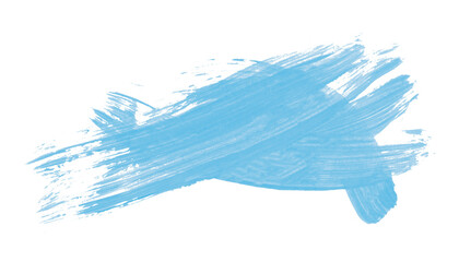 Horizontal light blue brush strokes set on a transparent background.