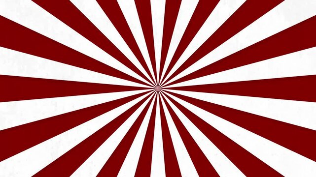 red sunburst background retro style rays stripe animation footage video