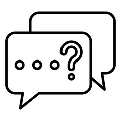 Customer service icon with help via chat