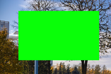 Large billboards for outdoor advertising along the roads. Background for design. 